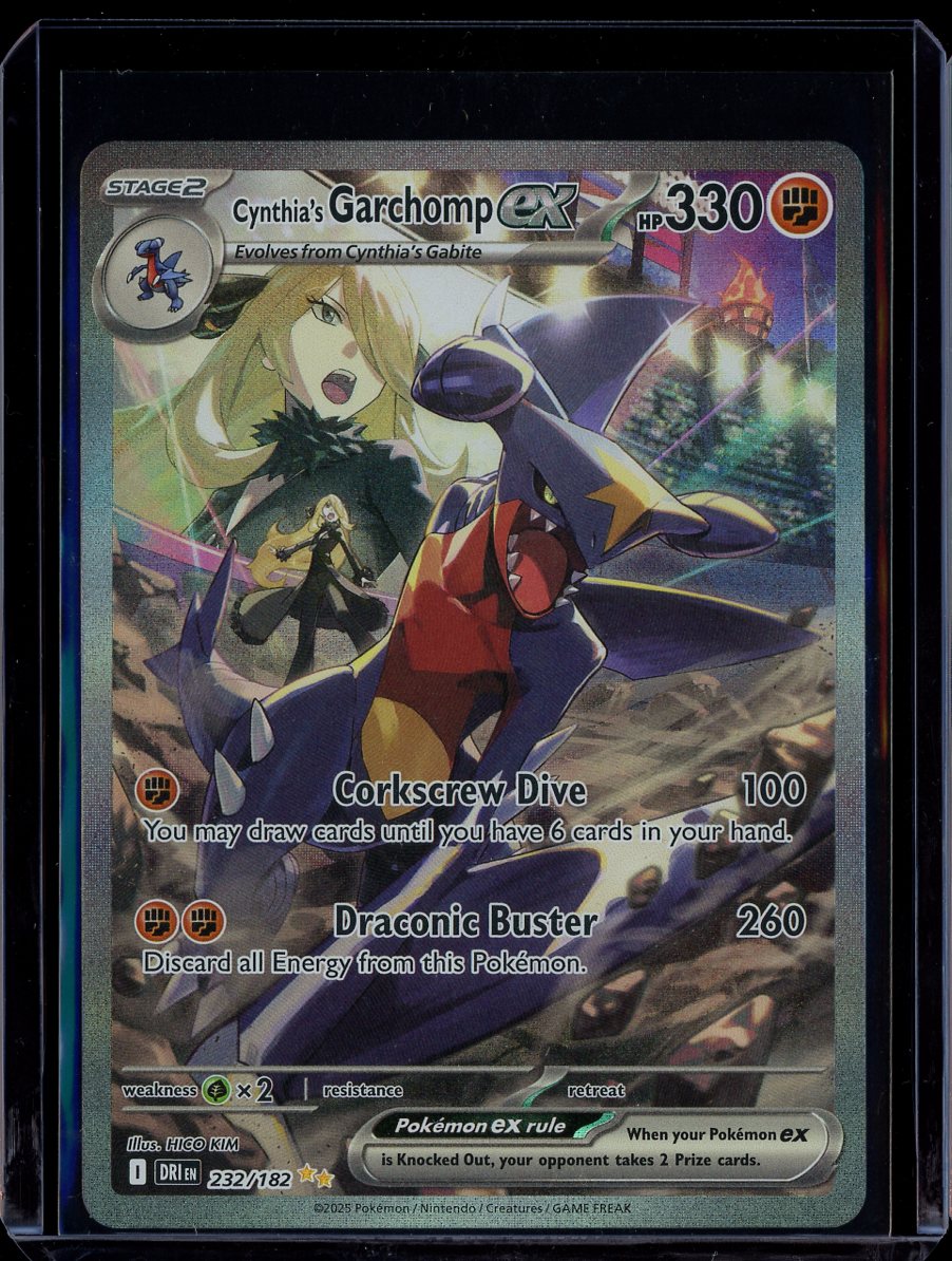 Cynthia's Garchomp ex 232/182 Destined Rivals