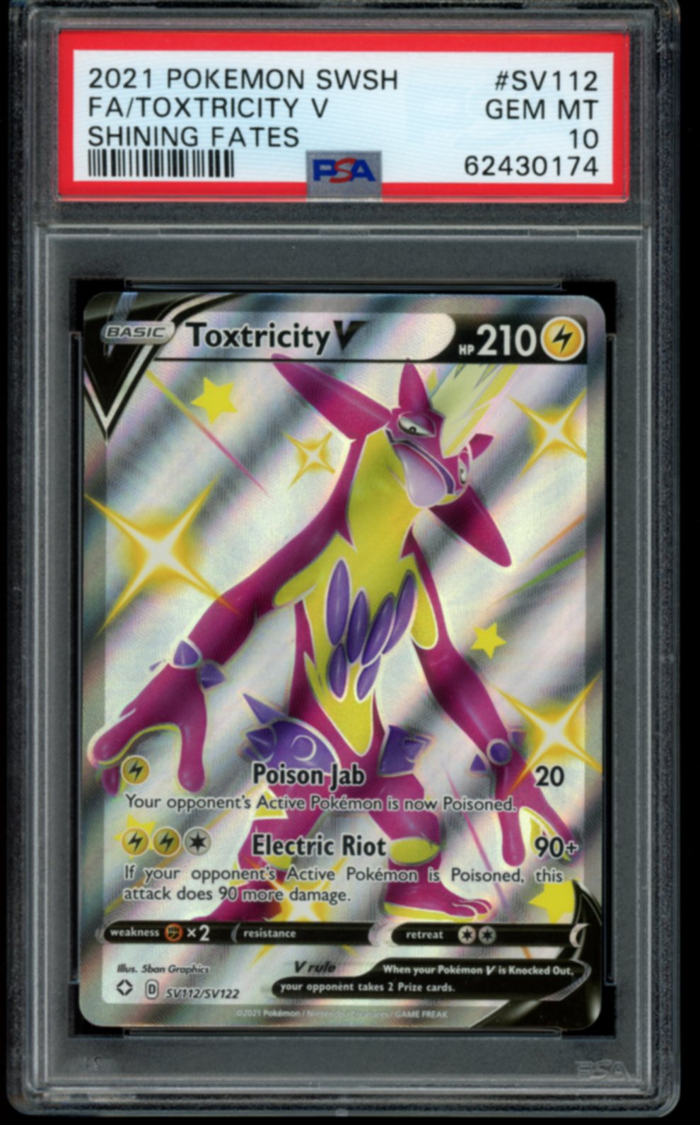 Toxtricity V #SV112 PSA 10