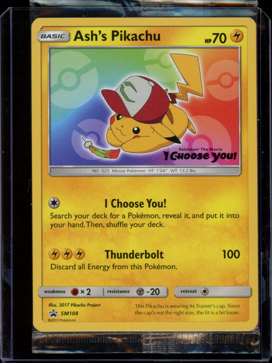 Ash's Pikachu (Promo) #SM108