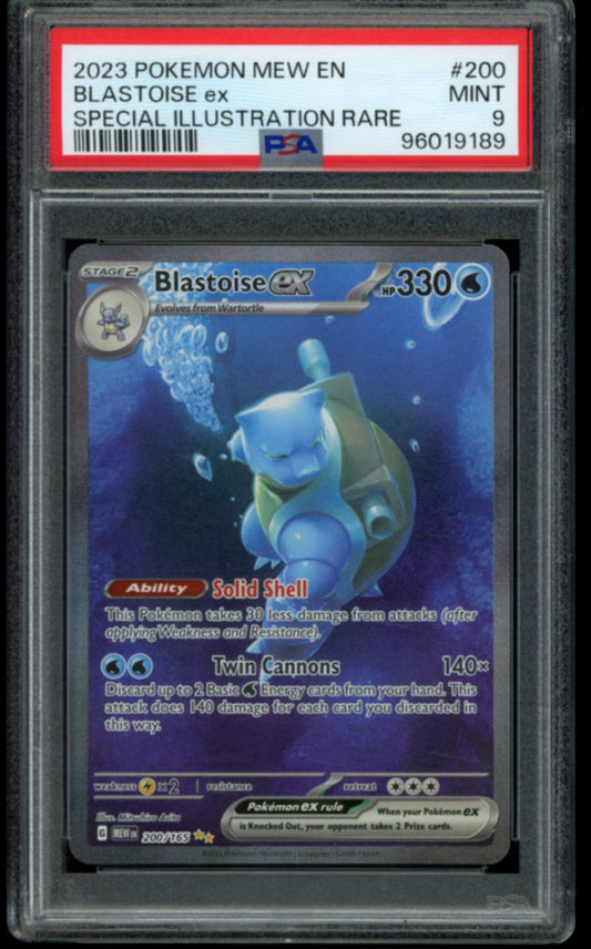 Blastoise ex #200 PSA 9