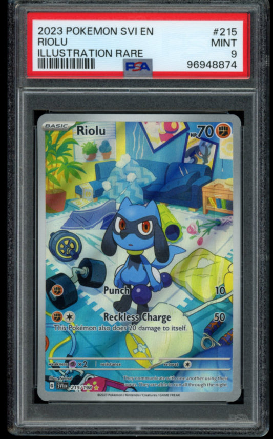 Riolu #215 PSA 9