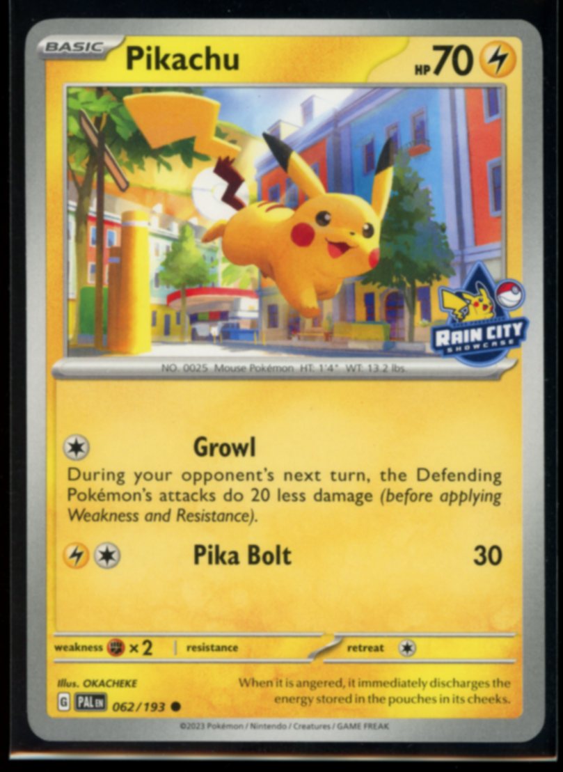 Pikachu (Rain City Showcase) #062