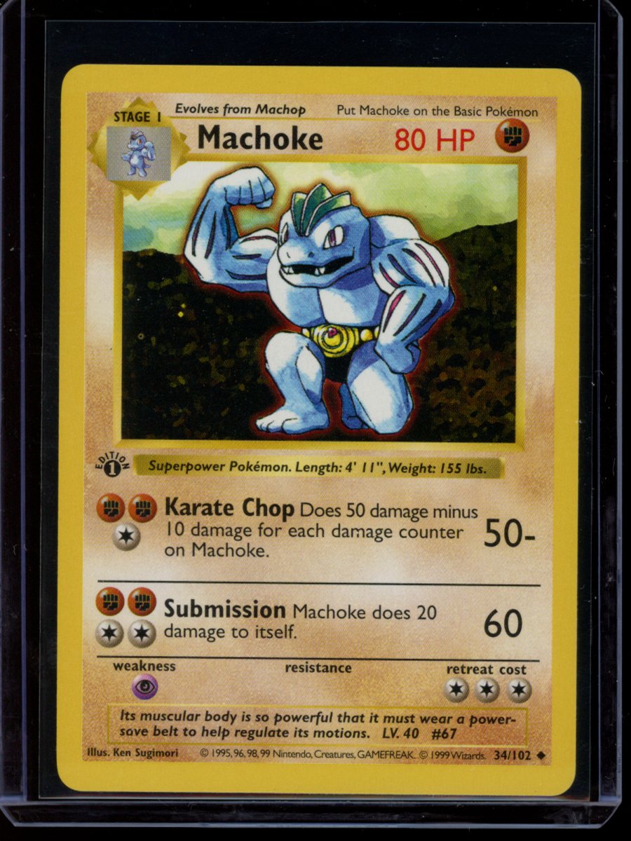 Machoke (First Ed) #34