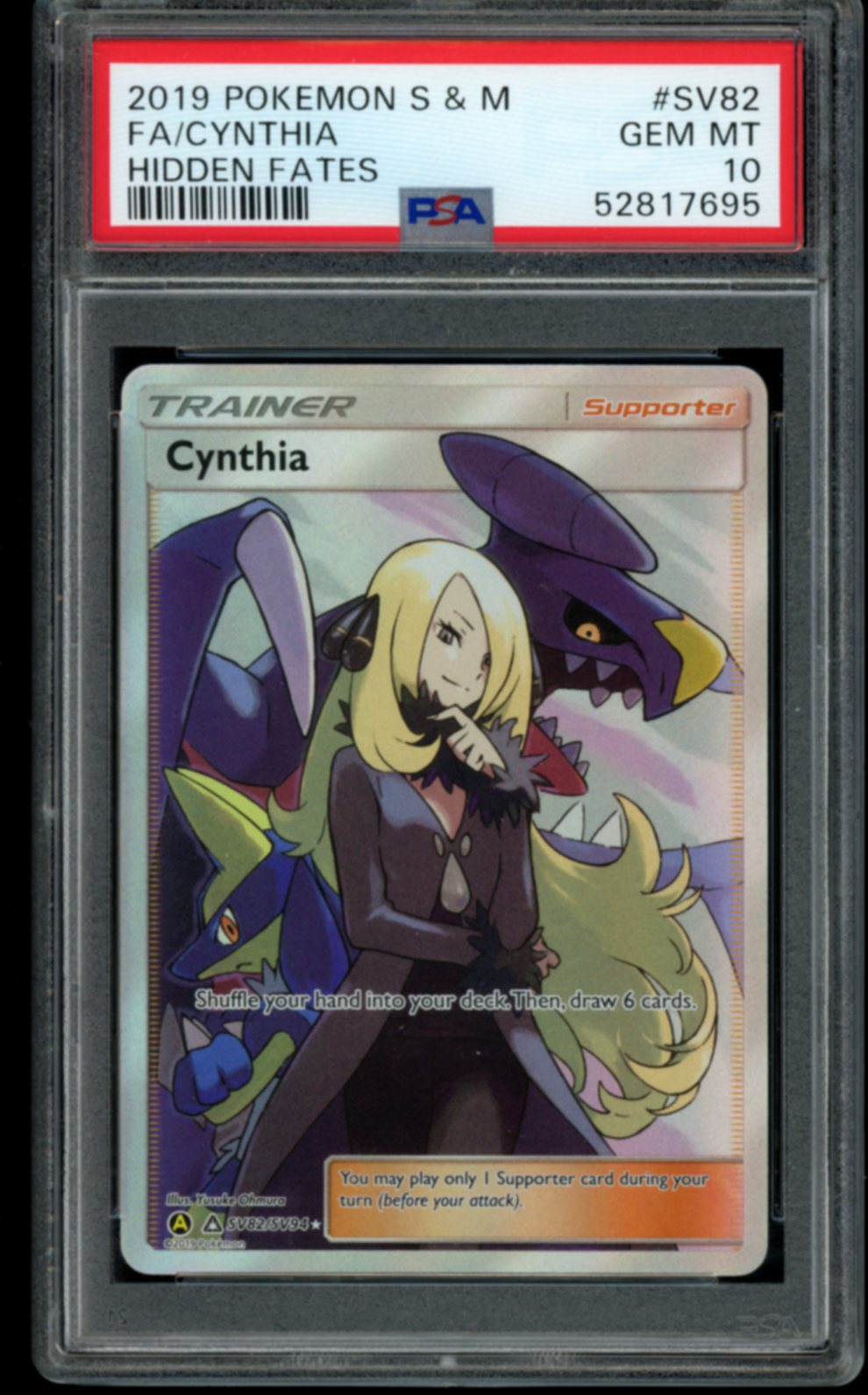 Cynthia #SV82 PSA 10