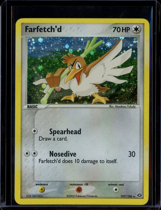 Farfetch'd 107/106 Secret Rare EX Emerald