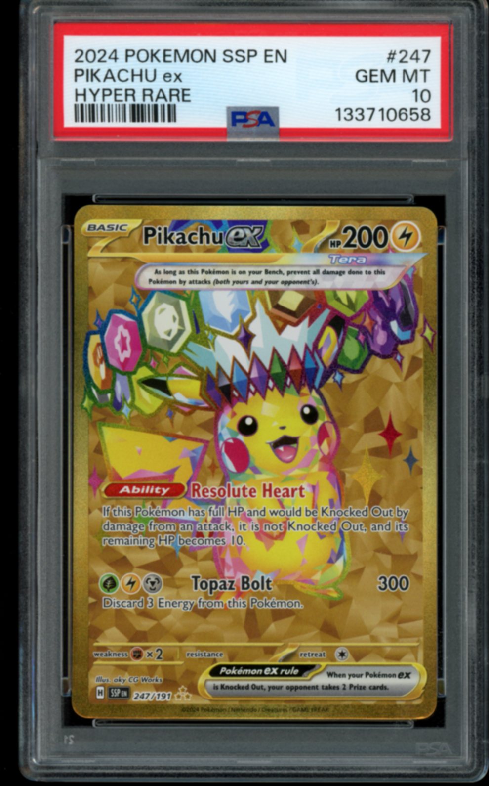 Pikachu #247 PSA 10