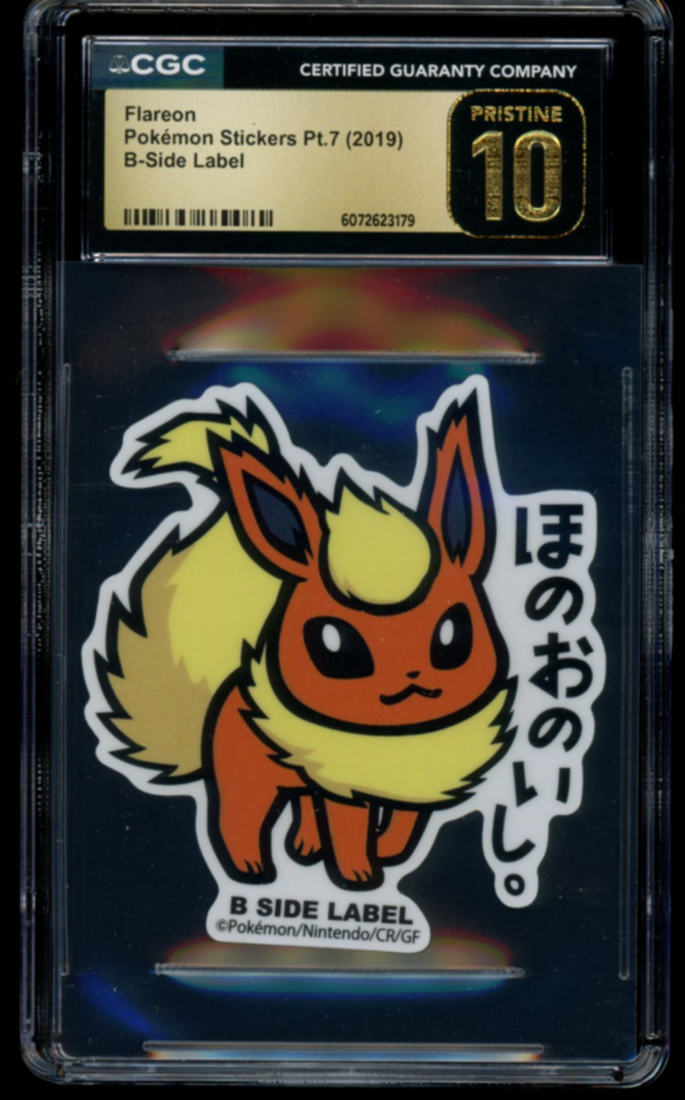 Flareon Stickers CGC PRISTINE 10