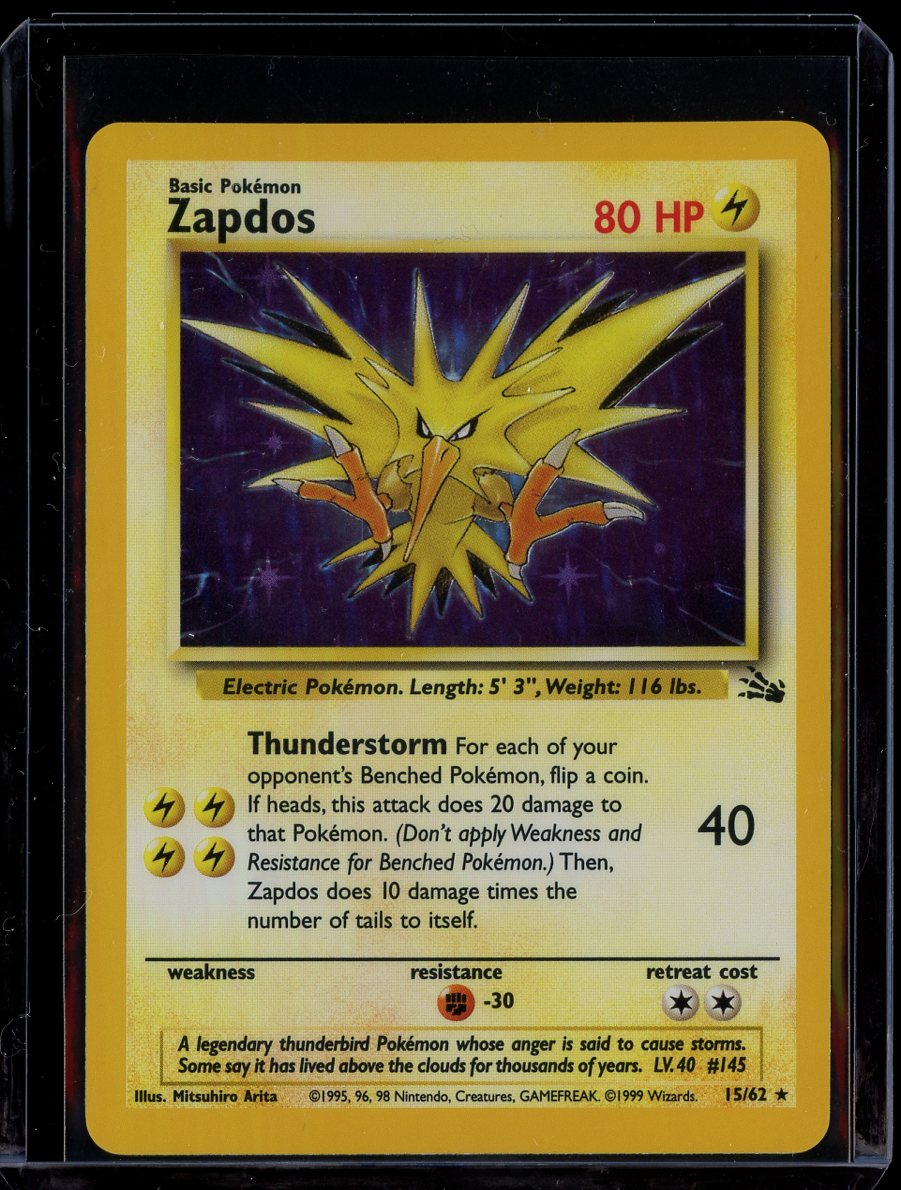 Zapdos 15/65 Holo Fossil
