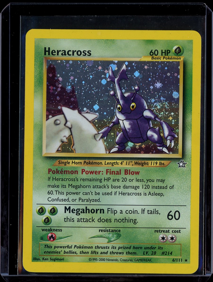 Heracross 6/111 Holo Neo Genesis