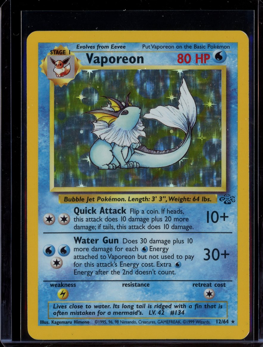 Vaporeon 12/64 Holo Jungle
