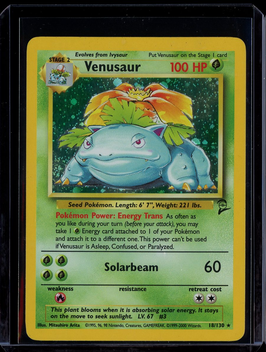Venusaur 18/130 Holo Base Set 2