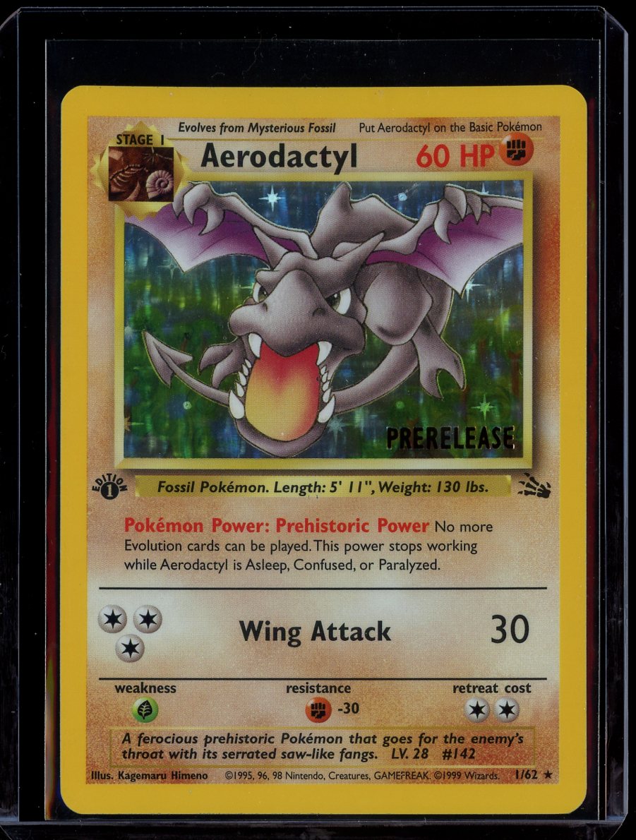 Aerodactyl 1/62 Holo Prerelease WoTC Promo
