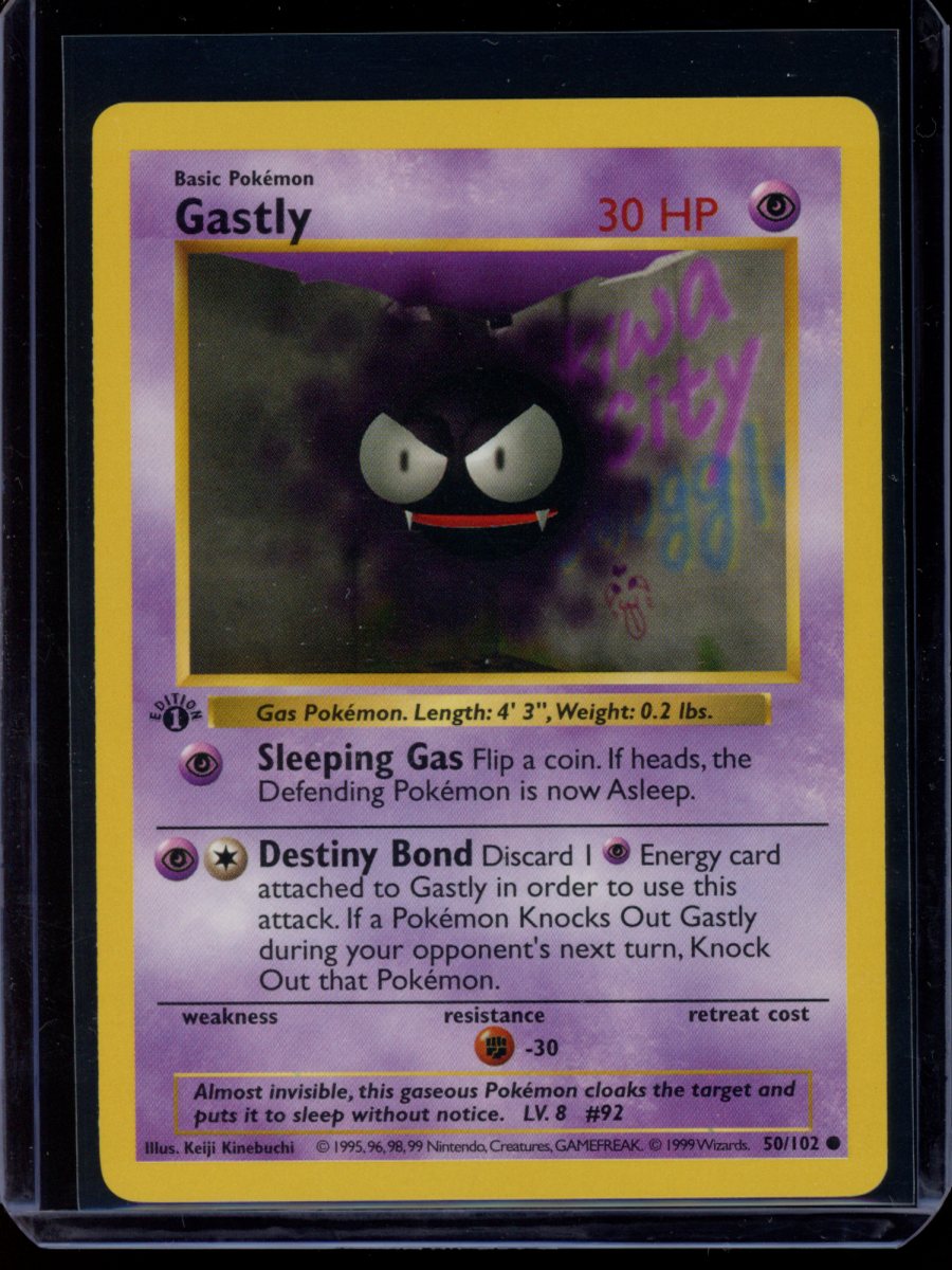 Gastly (1st Ed - Shadowless) #50