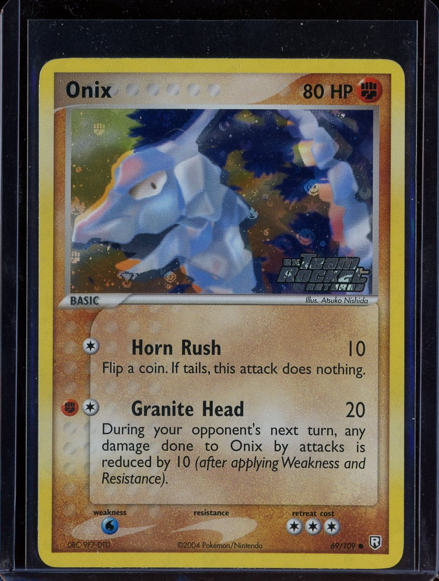 Onix 69/109 Reverse Holo EX Team Rocket Returns