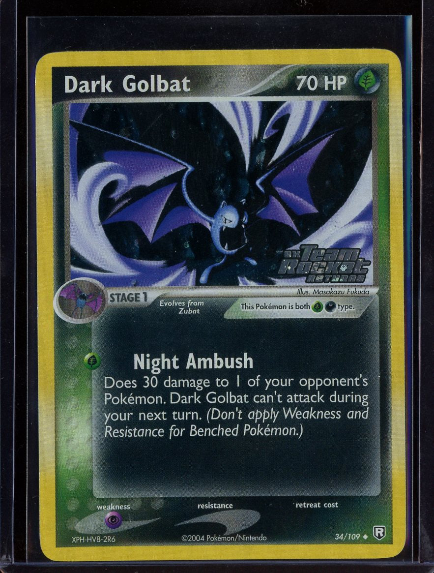 Dark Golbat 34/109 Reverse Holo EX Team Rocket Returns