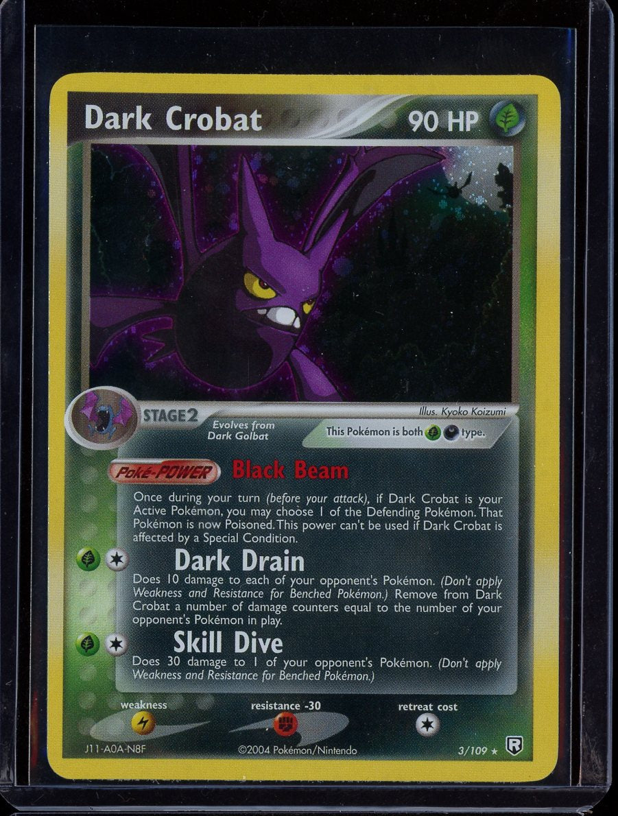 Dark Crobat 3/109 Holo EX Team Rocket Returns
