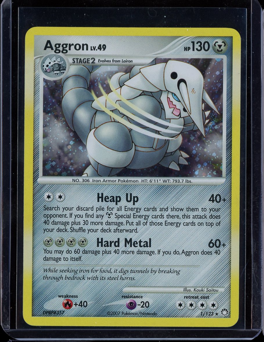 Aggron 1/123 Holo Mysterious Treasures