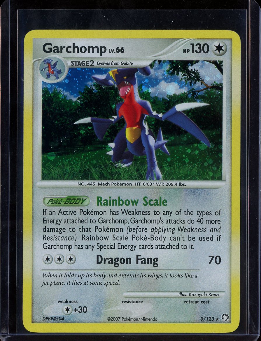 Garchomp 9/123 Holo Mysterious Treasures