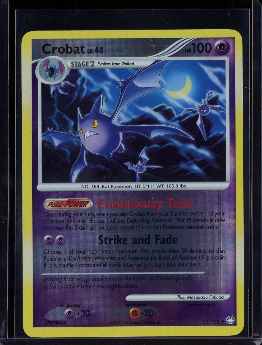 Crobat 23/123 Reverse Holo Mysterious Treasures