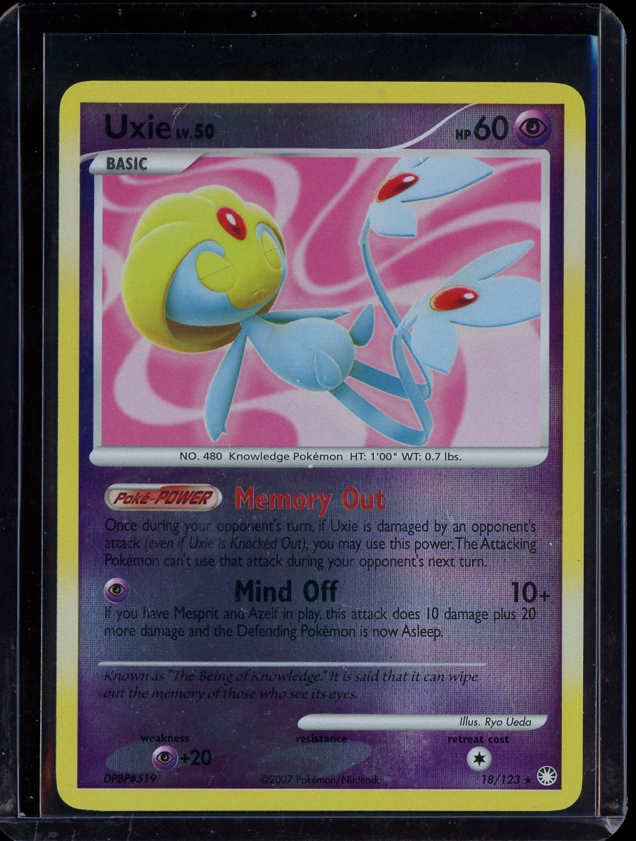 Uxie 18/123 Reverse Holo Mysterious Treasures