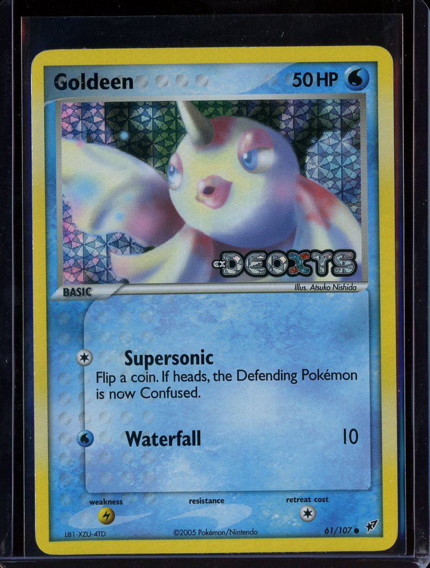 Goldeen 61/107 Reverse Holo EX Deoxys