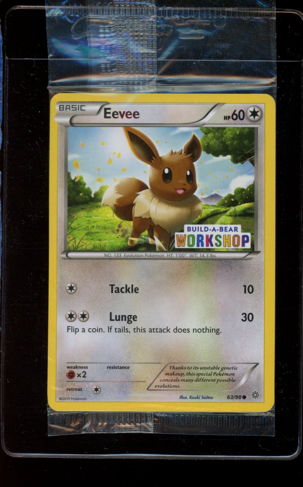 Eevee (Build-a-Bear Stamp - Sealed) #63