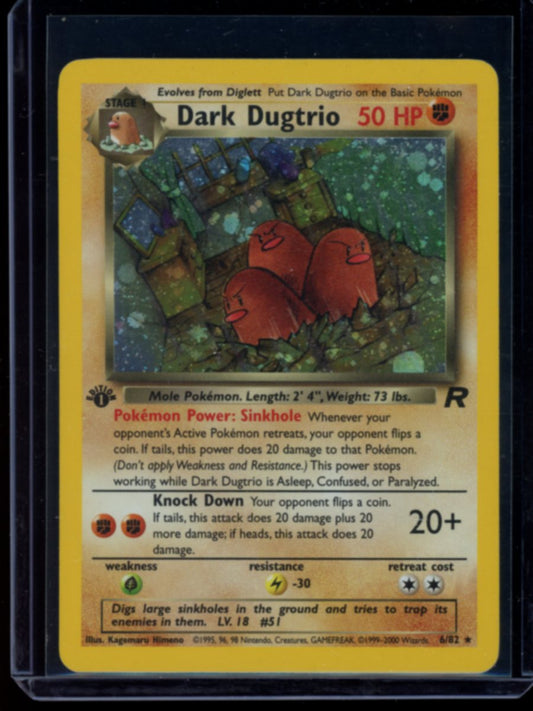 Dark Dugtrio (Holo-1st Ed) #6