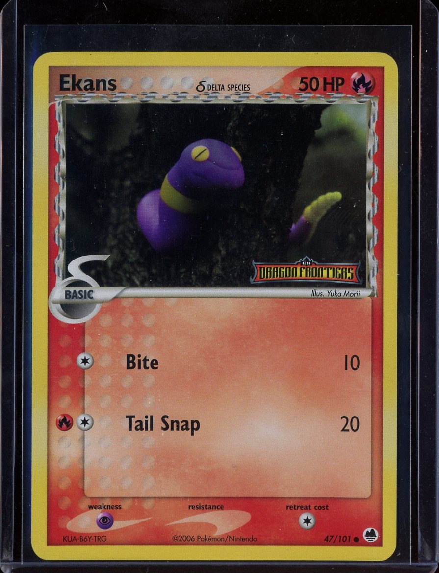 Ekans 47/101 Reverse Holo EX Dragon Frontiers