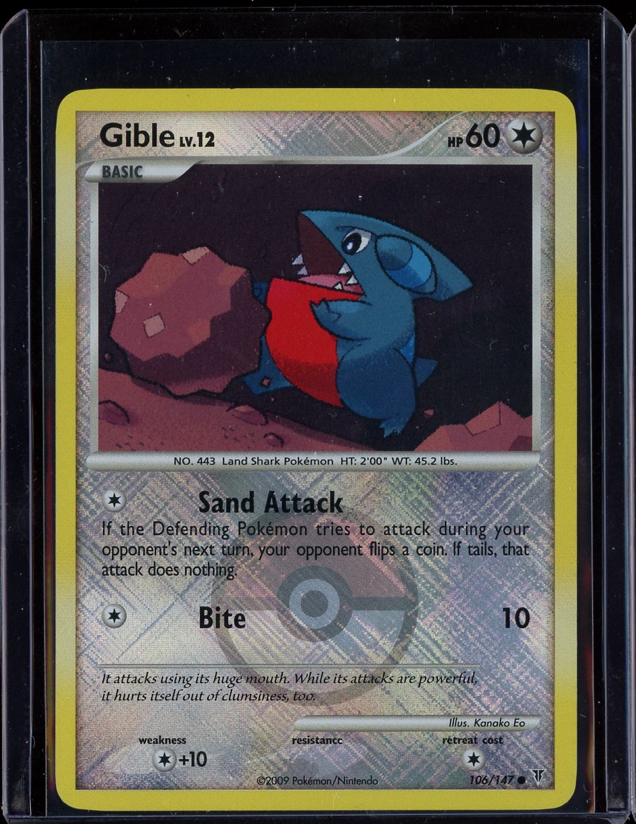 Gible 106/147 Reverse Holo Supreme Victors