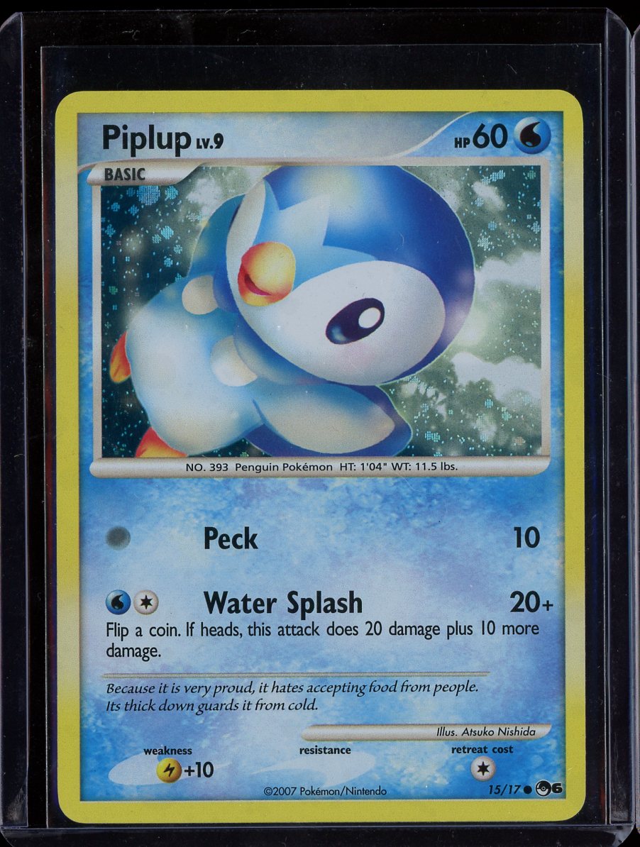 Piplup 15/17 Holo POP Series 6