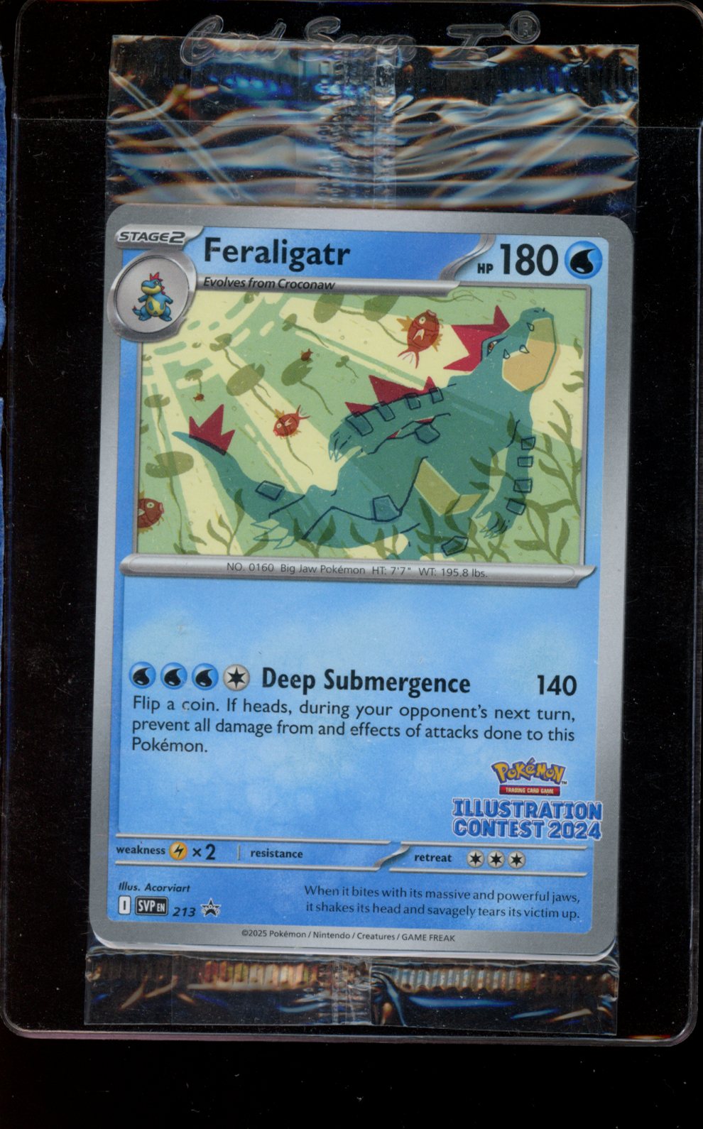 Feraligatr (Illustration Contest - Sealed) #213