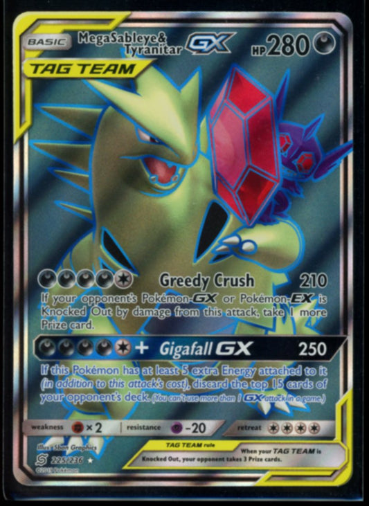 Mega Sableye & Tyranitar GX #225