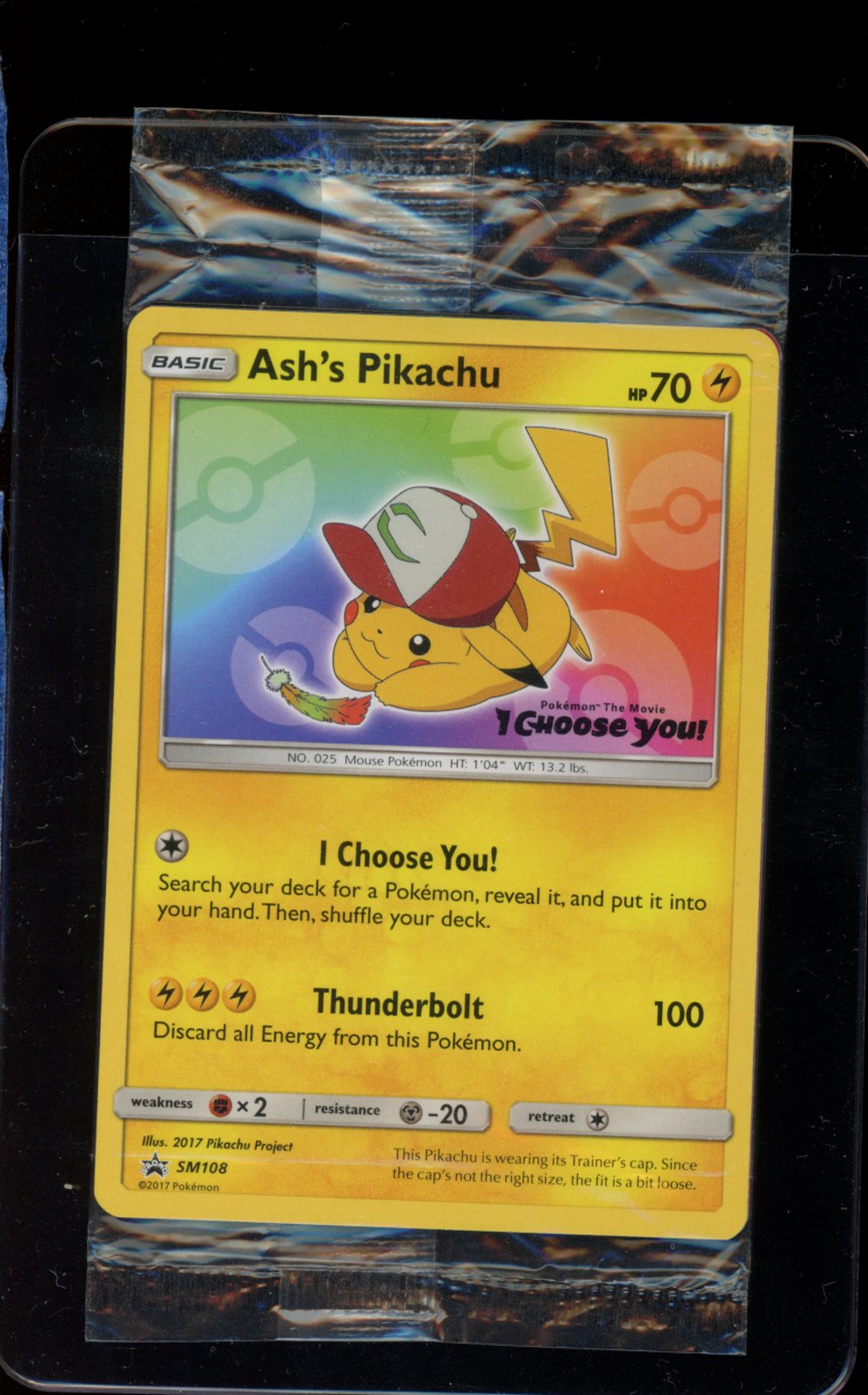 Ash's Pikachu (Sealed) #SM108