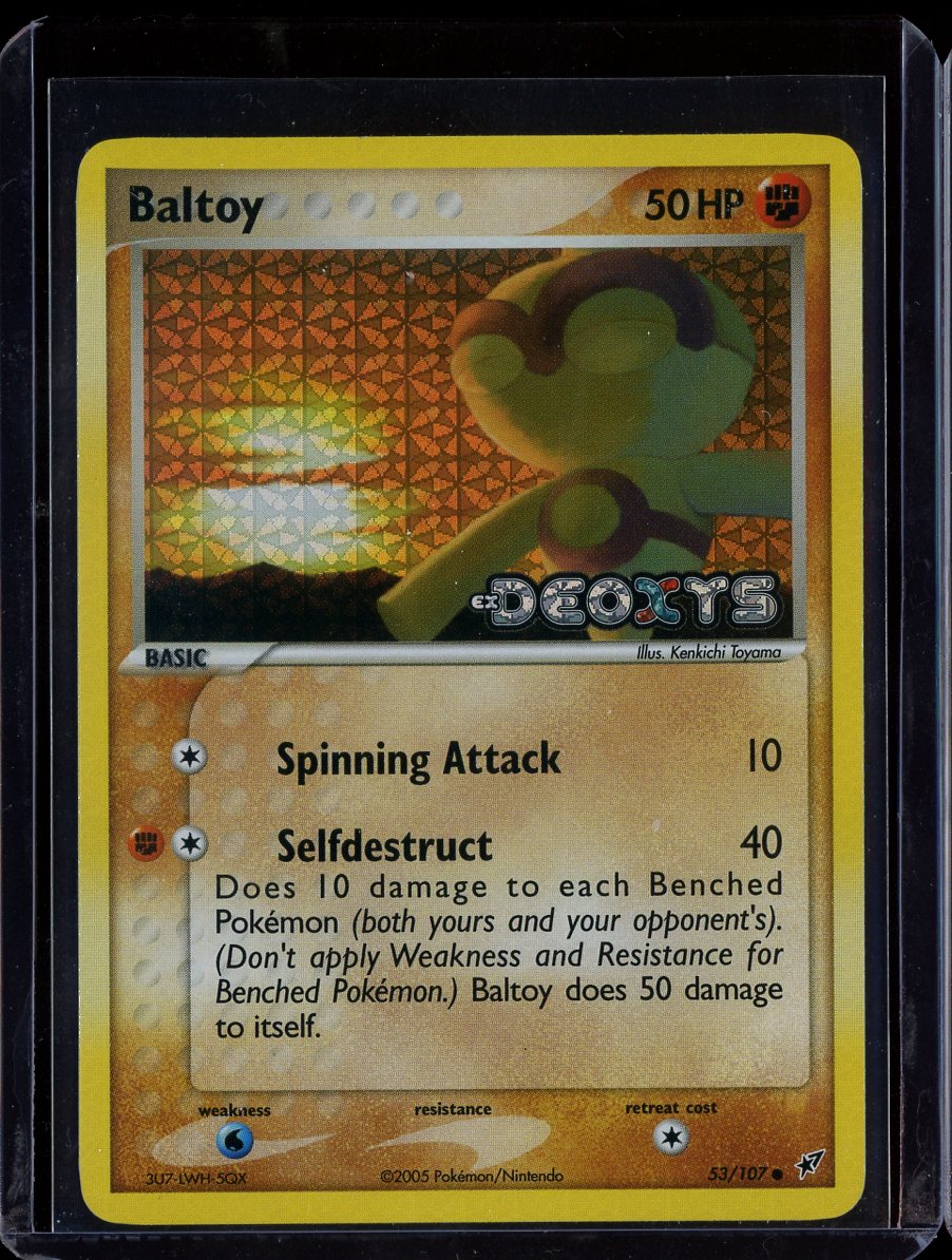 Baltoy 53/107 Reverse Holo EX Deoxys