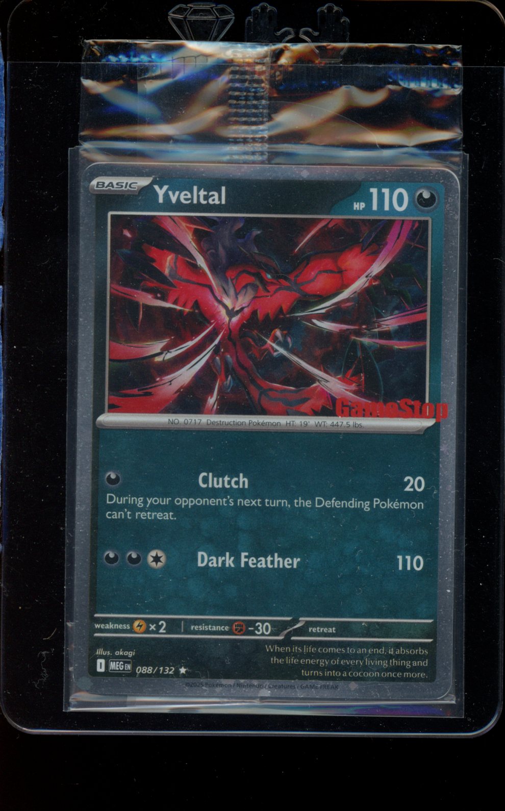 Yveltal (GameStop Stamp - Sealed) #88