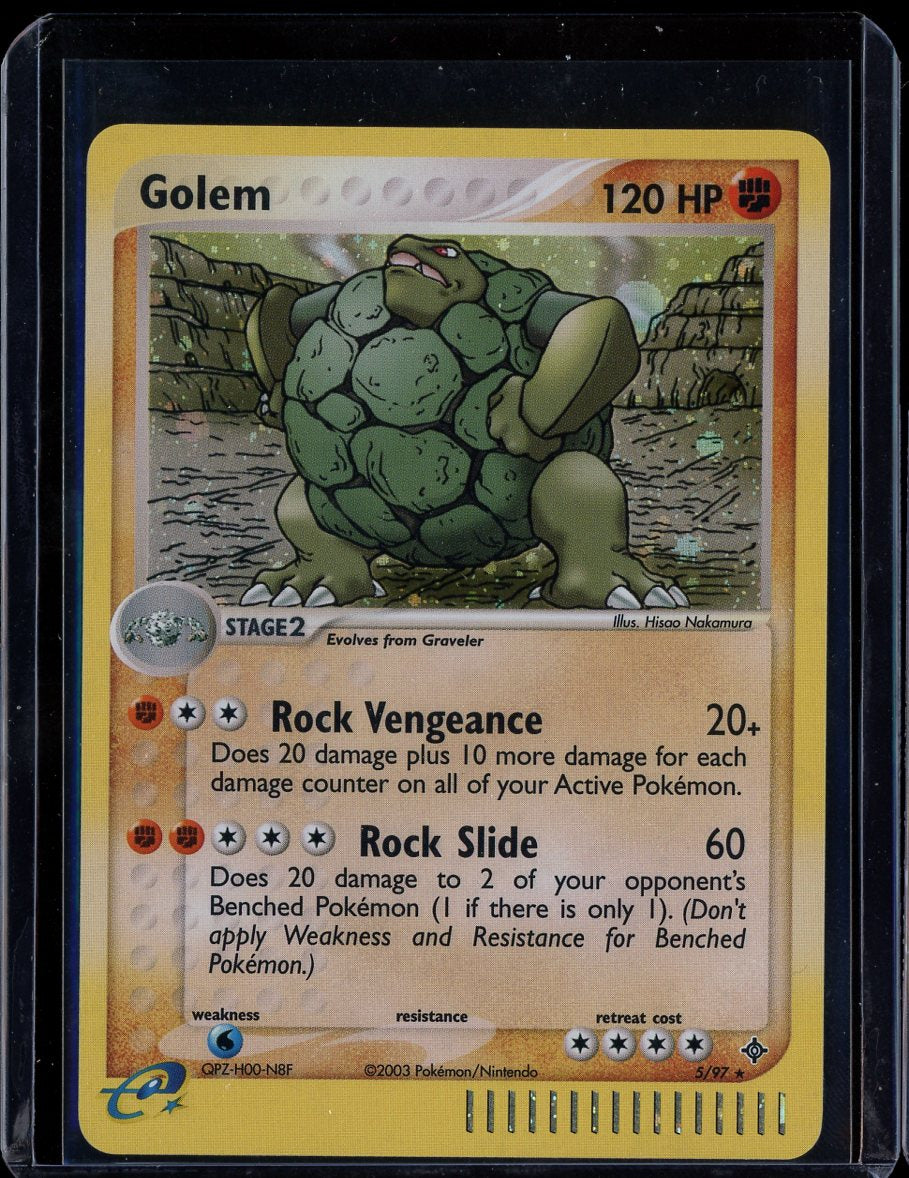 Golem 5/97 Holo EX Dragon