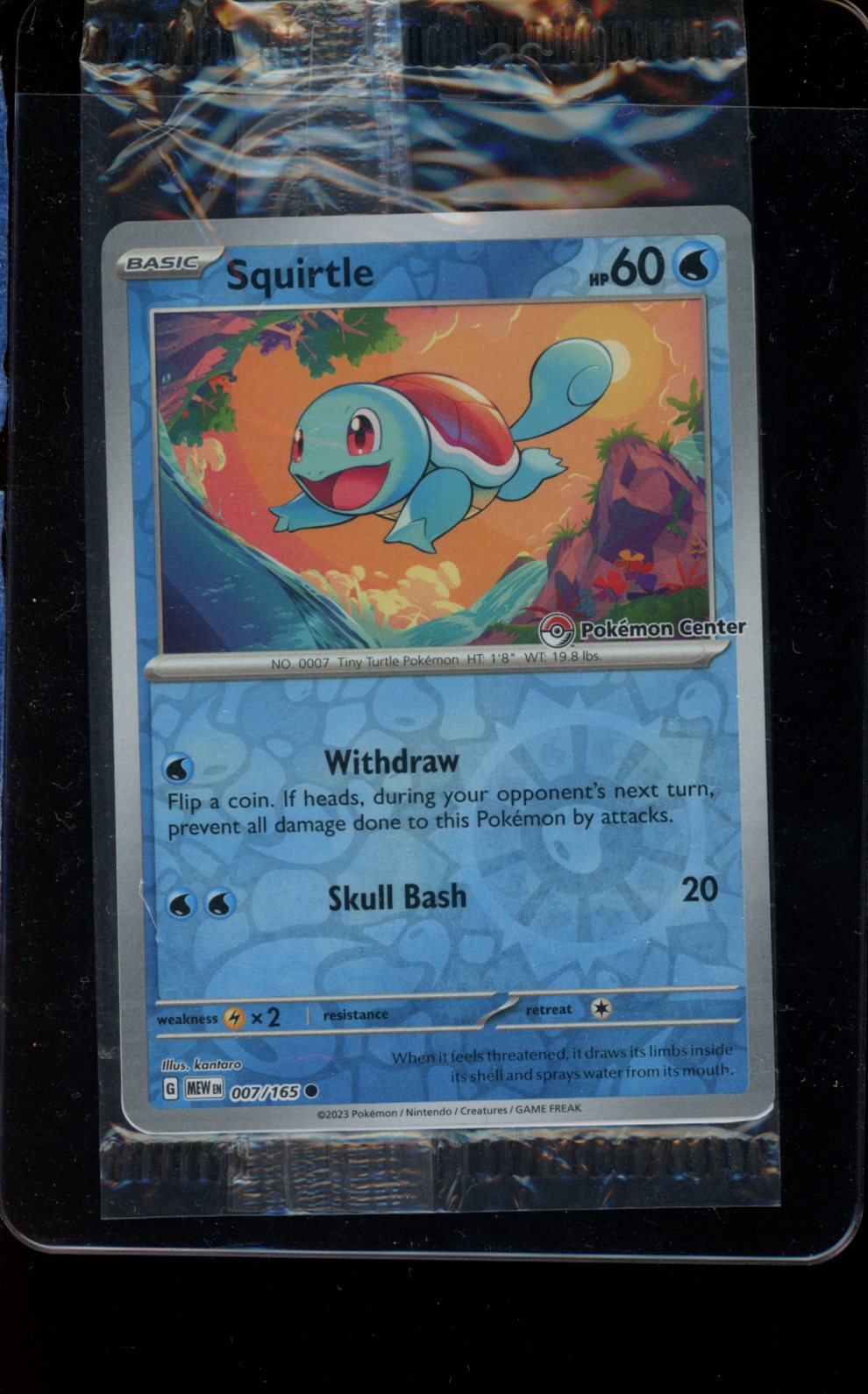Squirtle (Pokemon Center Stamp - Sealed) #7