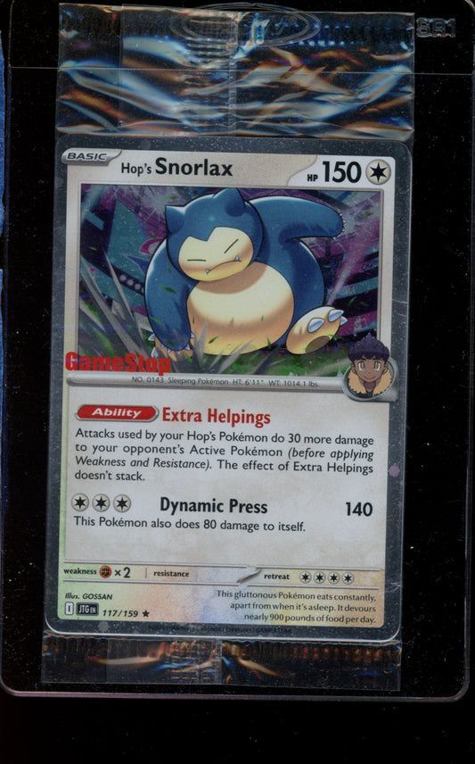 Hop's Snorlax (GameStop Stamp - Sealed) #117
