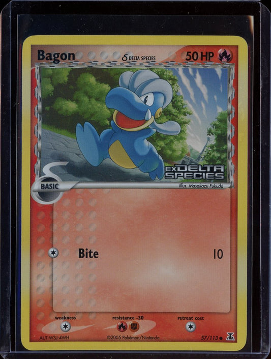 Bagon 57/113 Reverse Holo EX Delta Species