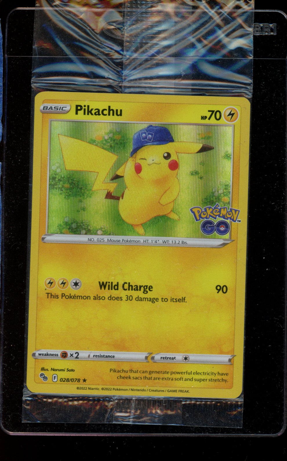 Pikachu (PoGo Stamp - Sealed) #28