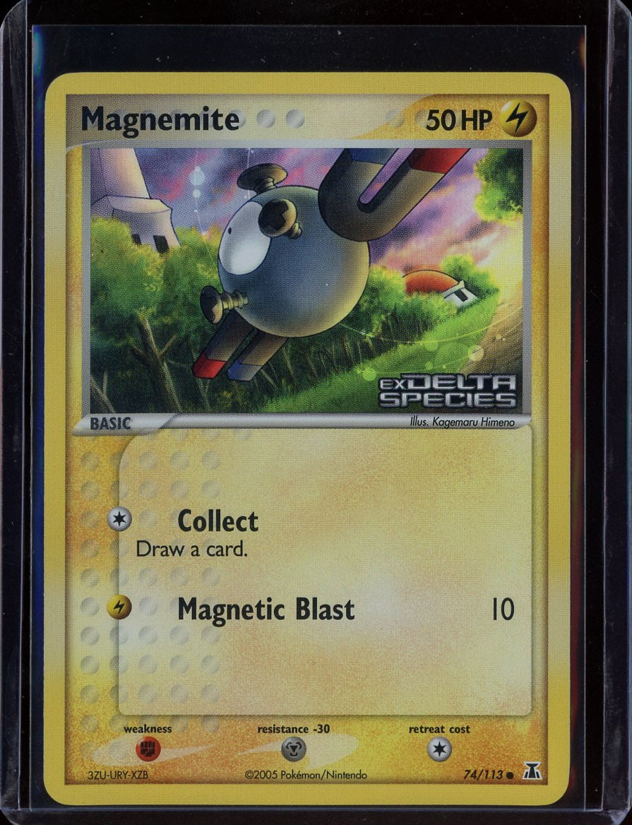 Magnemite 74/113 Reverse Holo EX Delta Species
