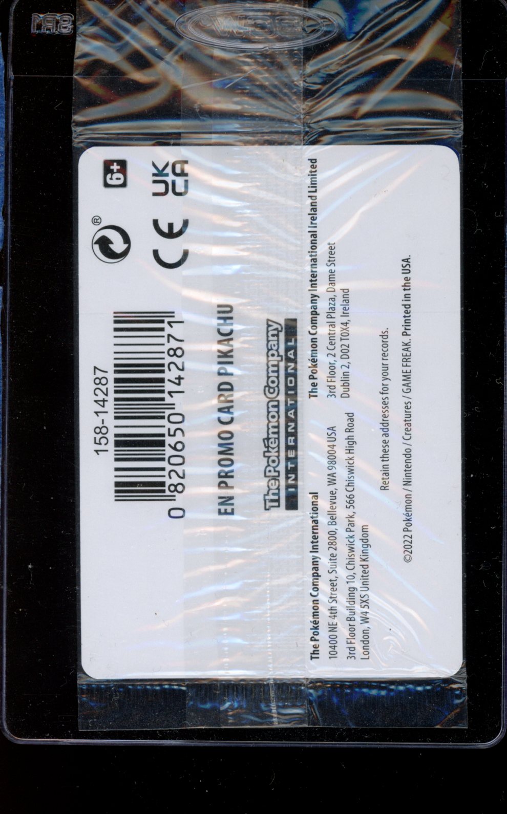Pikachu (PoGo Stamp - Sealed) #28