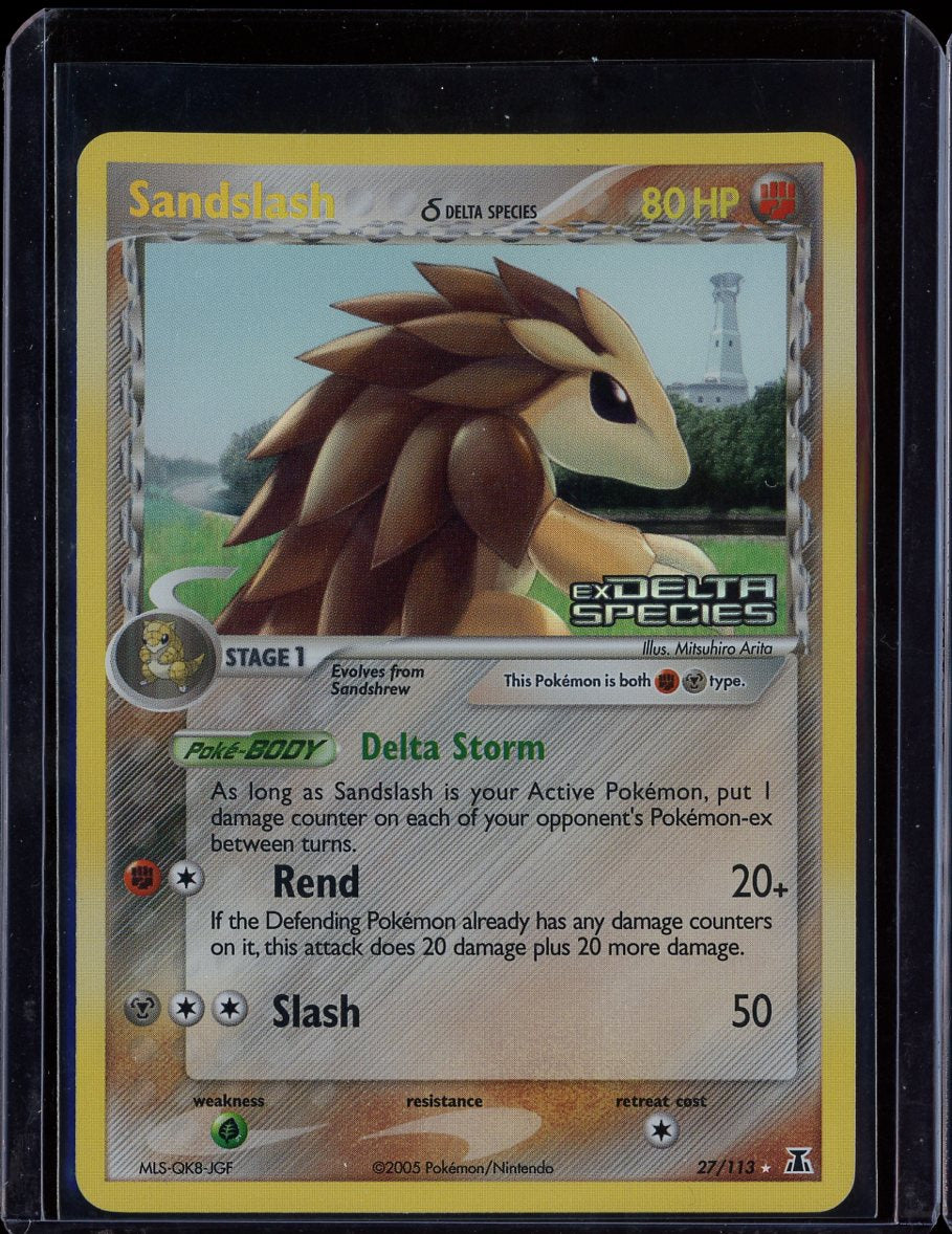 Sandslash 27/113 Reverse Holo EX Delta Species