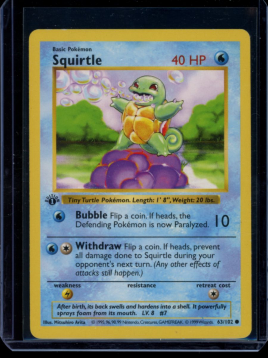 Squirtle (1st Ed) #63