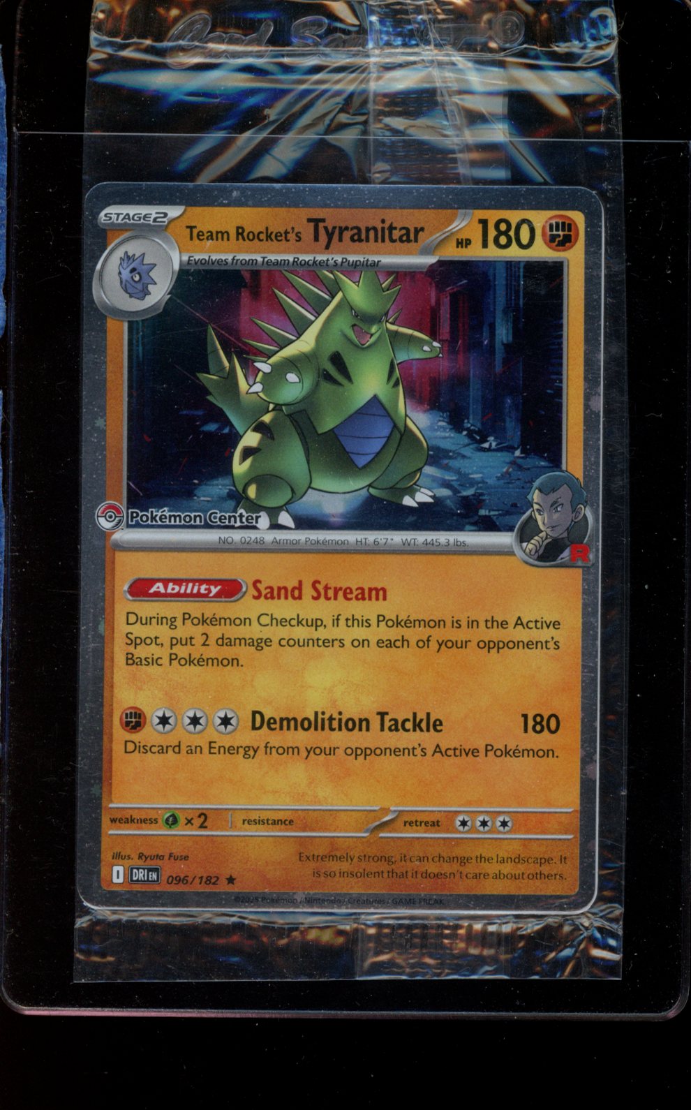 Team Rocket's Tyranitar (Pokemon Center - Sealed) #96