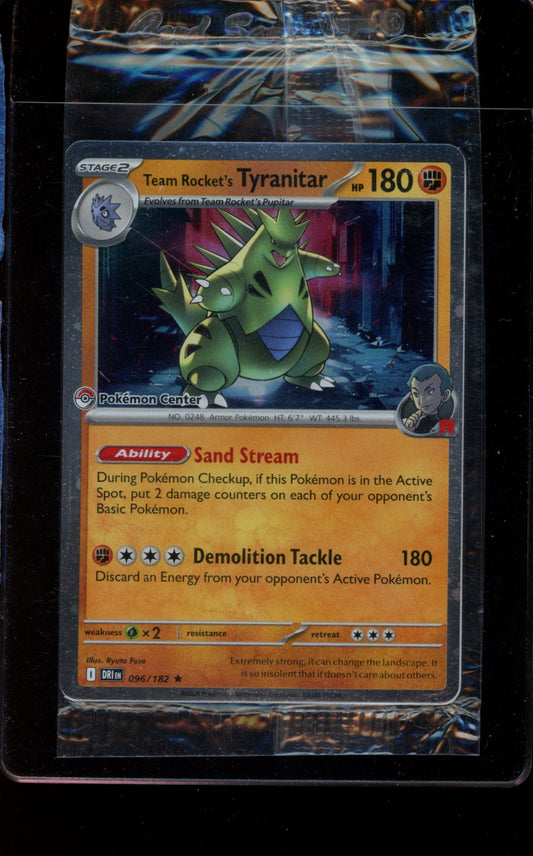 Team Rocket's Tyranitar (Pokemon Center - Sealed) #96