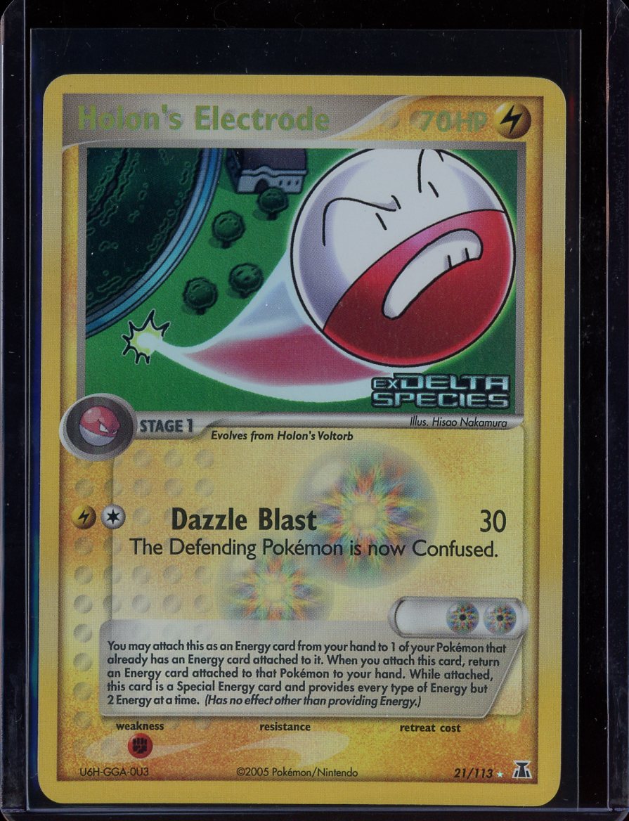 Holon's Electrode 21/113 Reverse Holo EX Delta Species