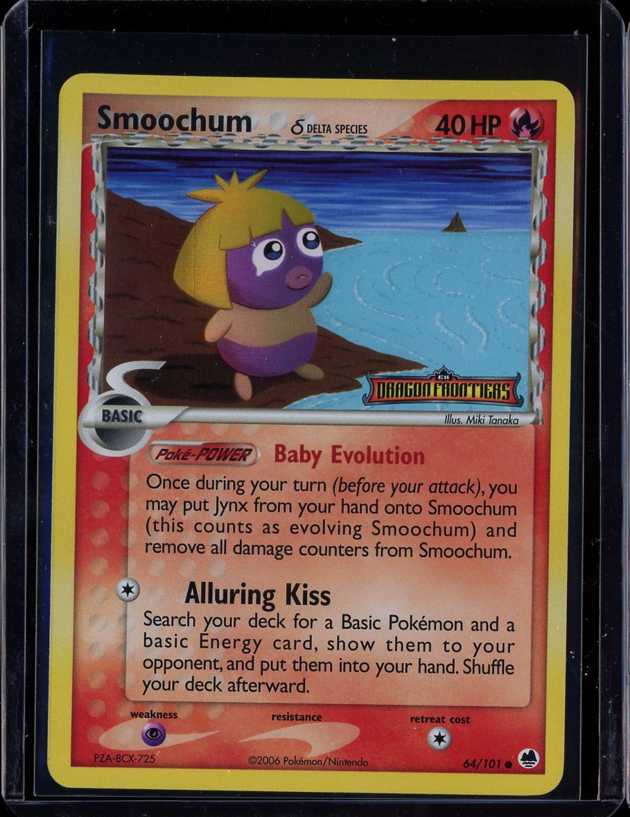 Smoochum 64/101 Reverse Holo EX Dragon Frontiers