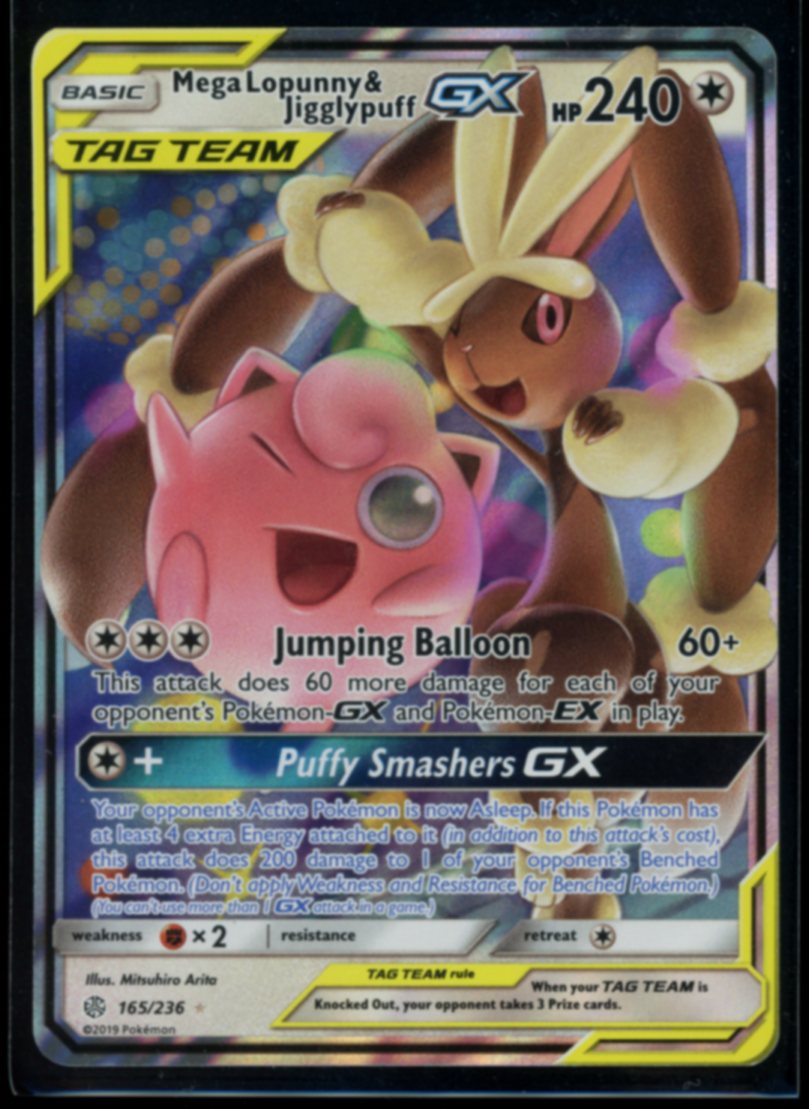 Mega Lopunny & Jigglypuff GX #165