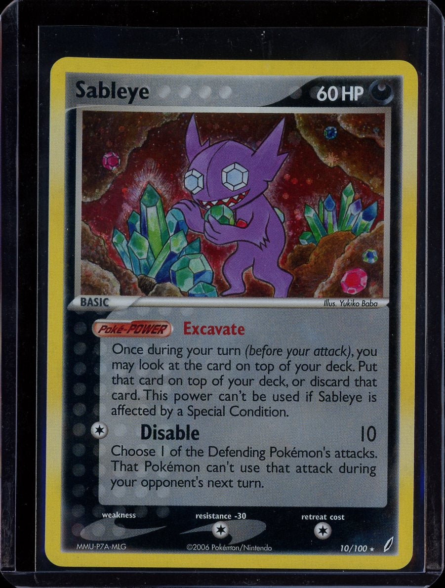 Sableye 10/100 Holo EX Crystal Guardians